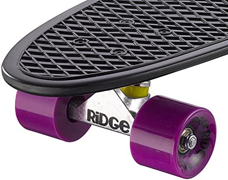 Ridge Skateboards Big Brother Retro Cruiser Skateboard 27" Board Black