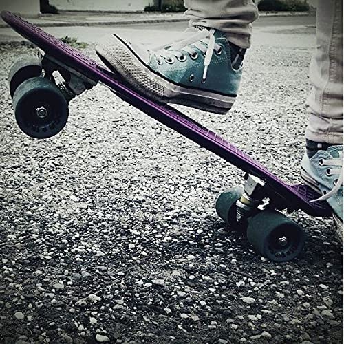 Ridge Retro Mini 22" Board Purple Cruiser Board - UK Manufactured