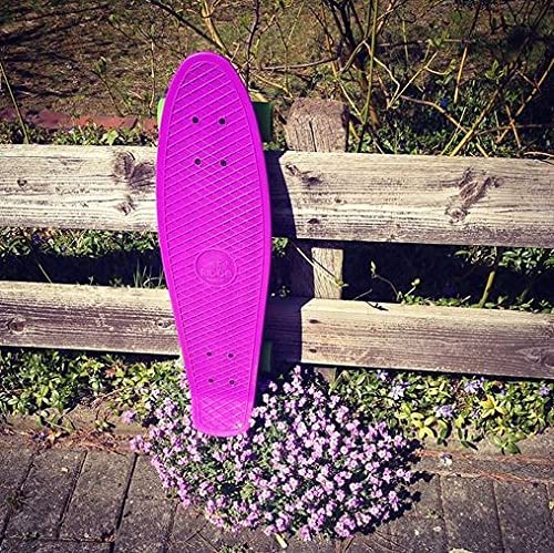 Ridge Retro Mini 22" Board Purple Cruiser Board - UK Manufactured