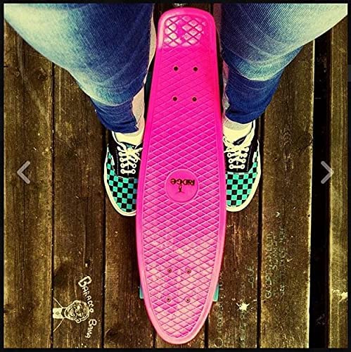 Ridge Skateboards Big Brother Retro Cruiser Skateboard 27" Board Pink