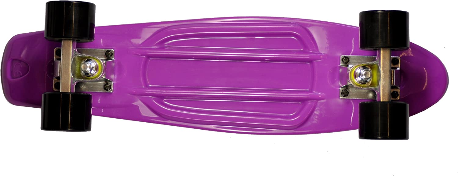 Ridge Retro Mini 22" Board Purple Cruiser Board - UK Manufactured