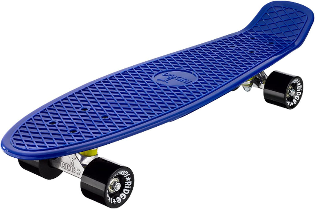 Ridge Skateboards Organics Range UK Manufactured Nickel Complete Skateboard 27 inch Yves Blue