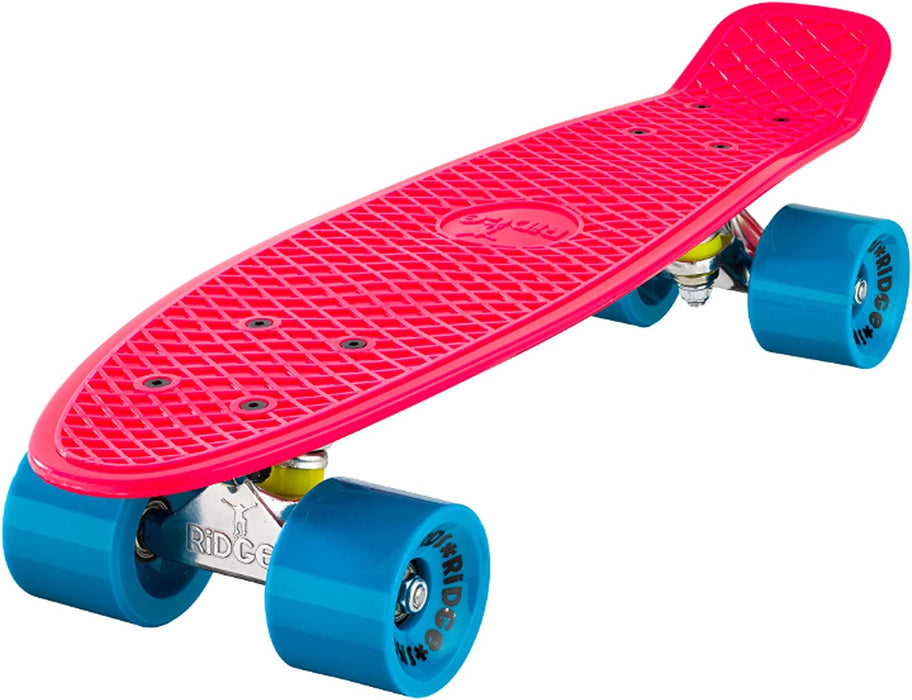 Ridge Retro 22" Board Pink Mini Cruiser Board - UK Manufactured