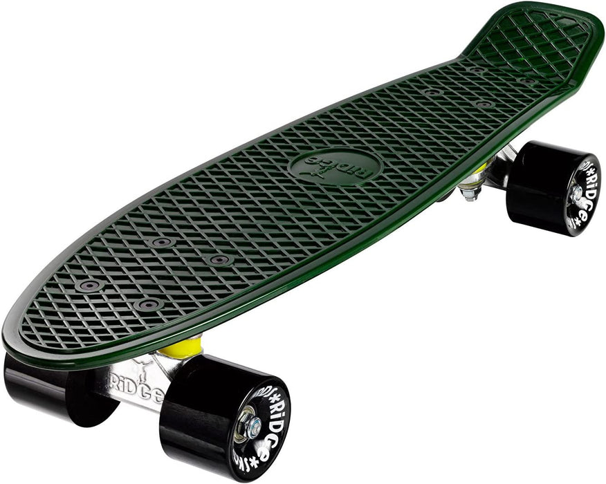 Ridge Skateboards Organics Complete Evergreen Mini Cruiser Skateboard 22" - UK Manufactured