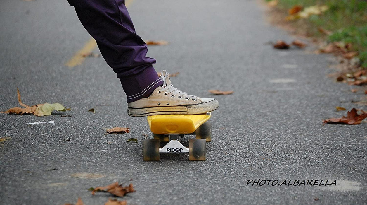 Ridge Retro Mini Cruiser 22" Yellow Board - UK Manufactured