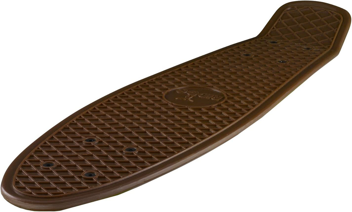 Ridge Skateboards 22" Mini Cruiser Deck (Pastel Series) Brown