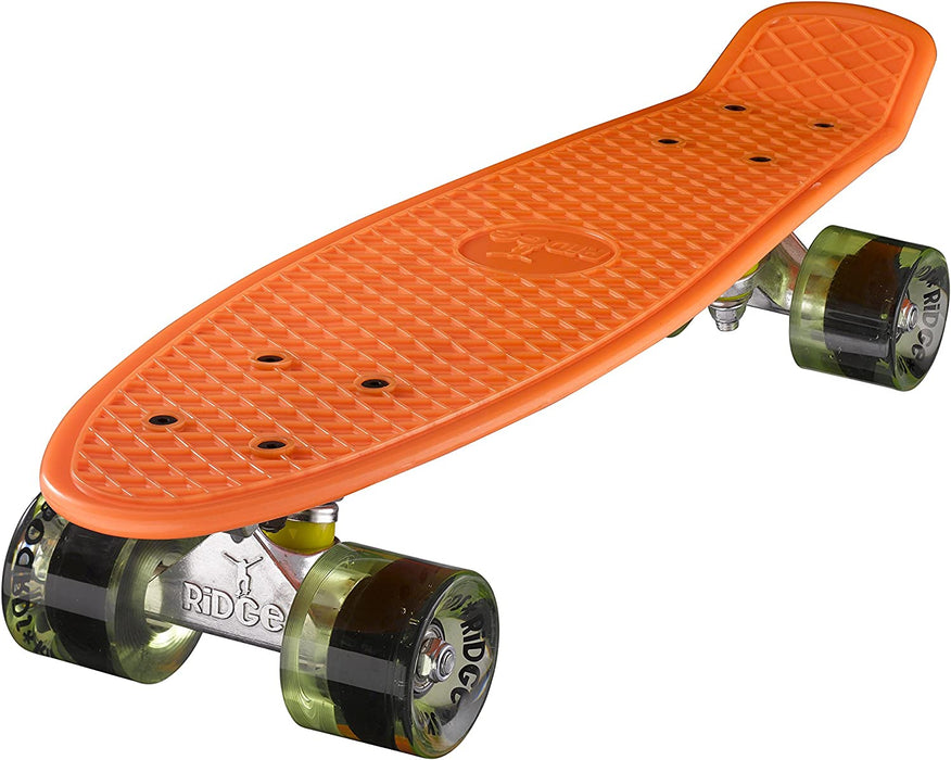 Ridge Retro 22" Orange Mini Cruiser Board - UK Manufactured