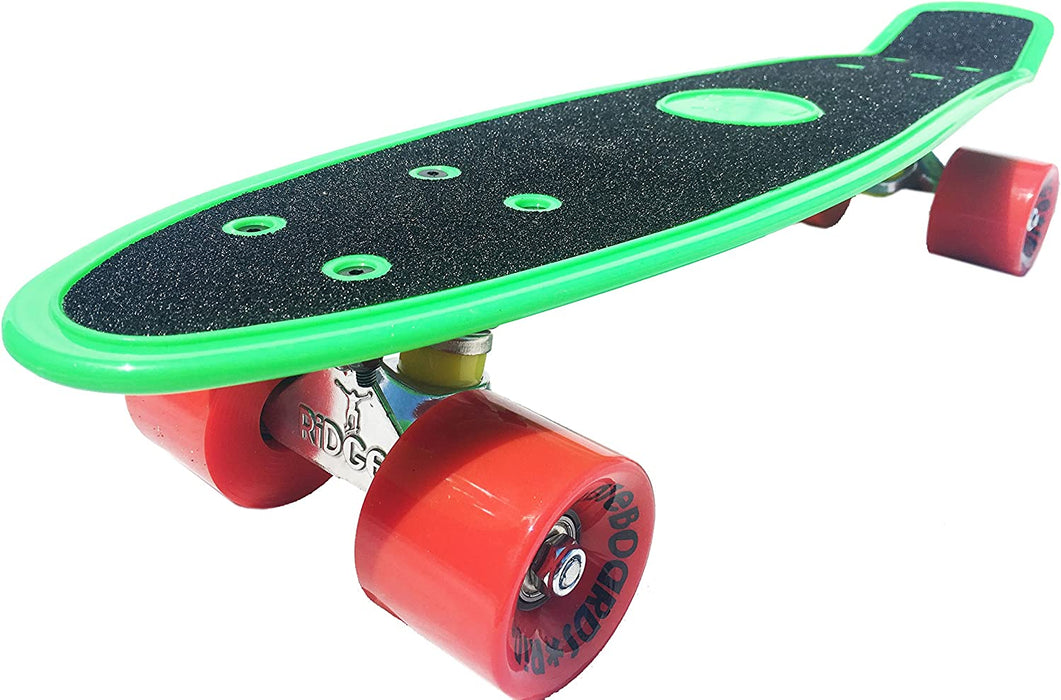 Ridge Skateboards Gripped 22" Gripped Board Green Mini Cruiser