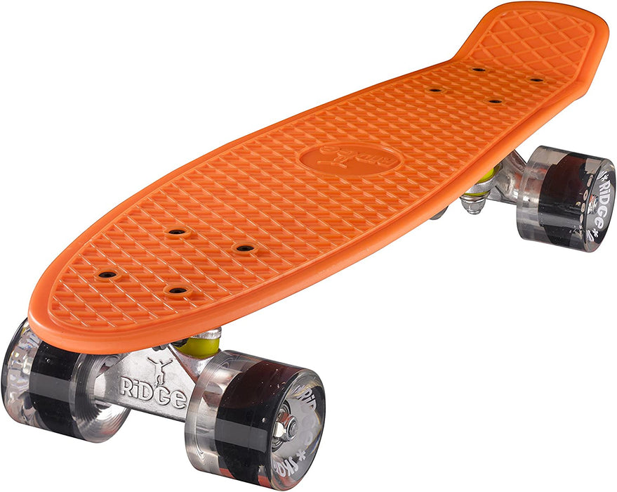 Ridge Retro 22" Orange Mini Cruiser Board - UK Manufactured