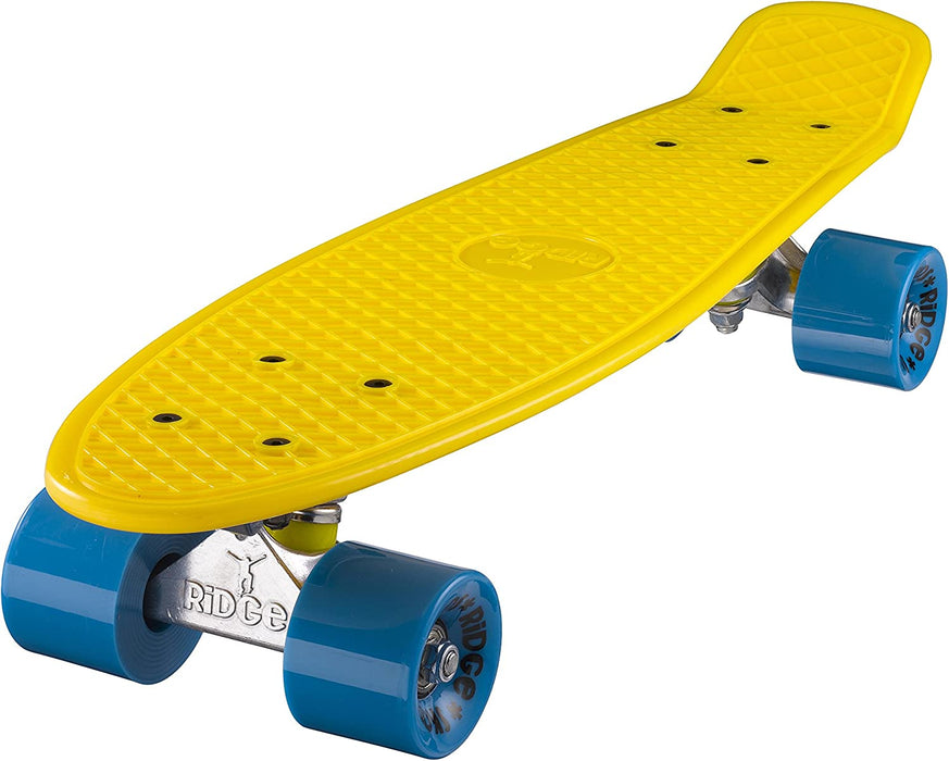 Ridge Retro Mini Cruiser 22" Yellow Board - UK Manufactured