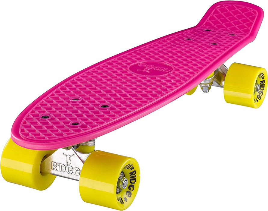 Ridge Retro 22" Board Pink Mini Cruiser Board - UK Manufactured