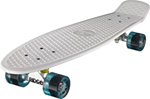 Ridge Skateboards Big Brother Retro Cruiser Skateboard 27" Board White
