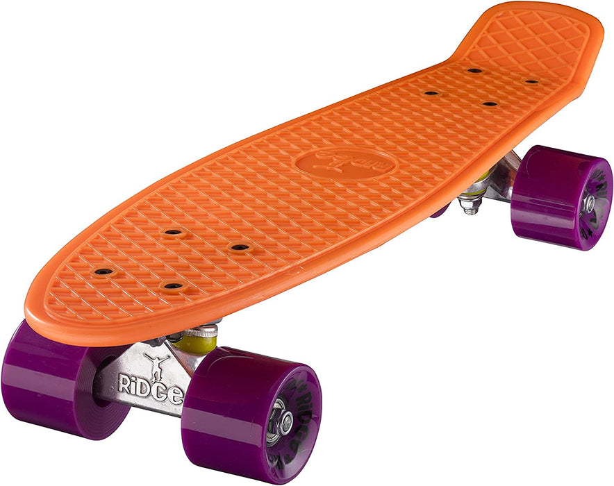 Ridge Retro 22" Orange Mini Cruiser Board - UK Manufactured