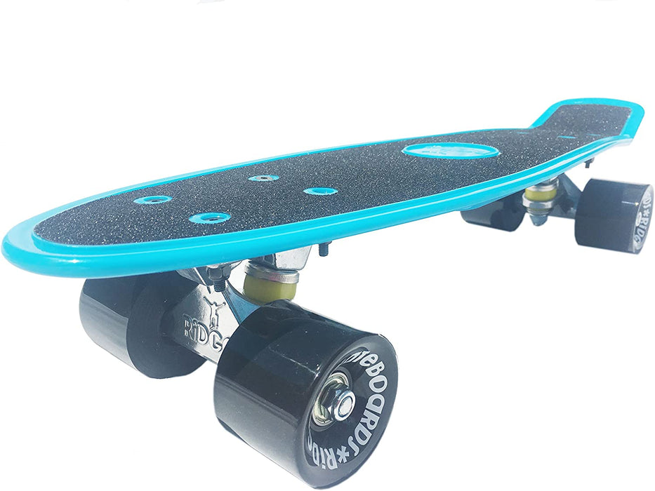 Ridge Skateboards Gripped 22" Gripped Board Blue Mini Cruiser