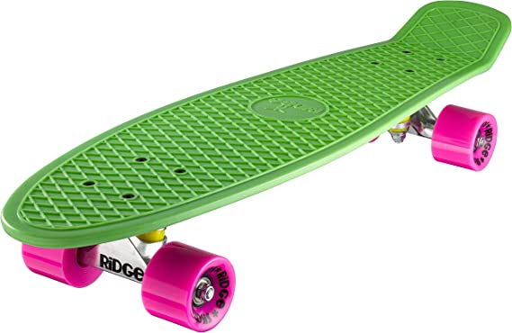 Ridge Skateboards Big Brother Retro Cruiser Skateboard 27" Board Green