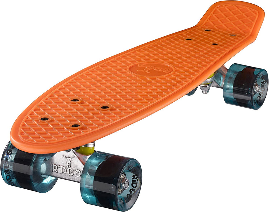 Ridge Retro 22" Orange Mini Cruiser Board - UK Manufactured