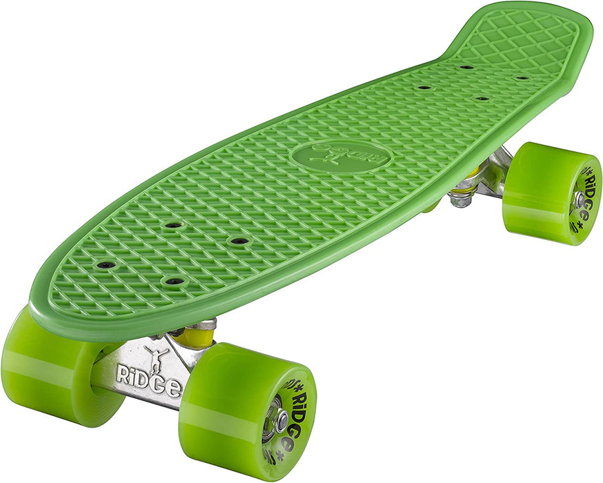 Ridge Retro 22" Green Board Mini Cruiser Board - UK Manufactured