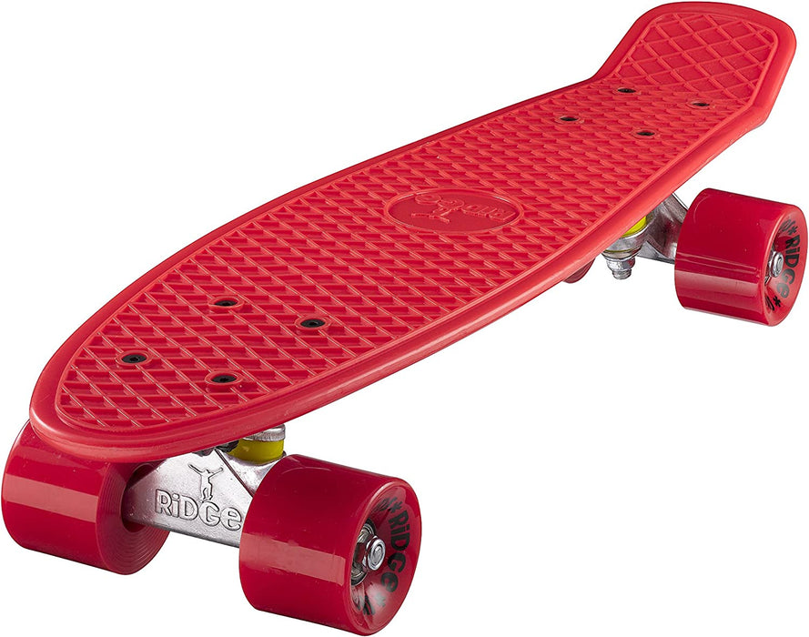 Ridge Retro 22" Board Red Mini Cruiser Board - UK Manufactured