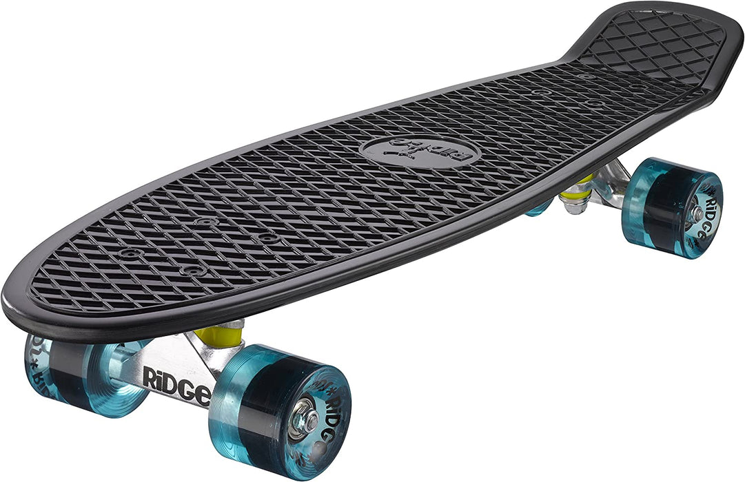 Ridge Skateboards Big Brother Retro Cruiser Skateboard 27" Board Black