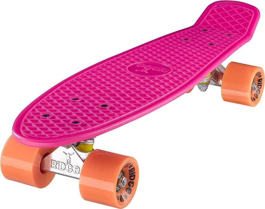 Ridge Retro 22" Board Pink Mini Cruiser Board - UK Manufactured