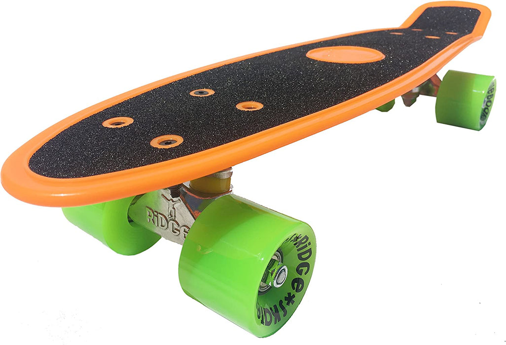 Ridge Skateboards Gripped 22" Gripped Board Orange Mini Cruiser