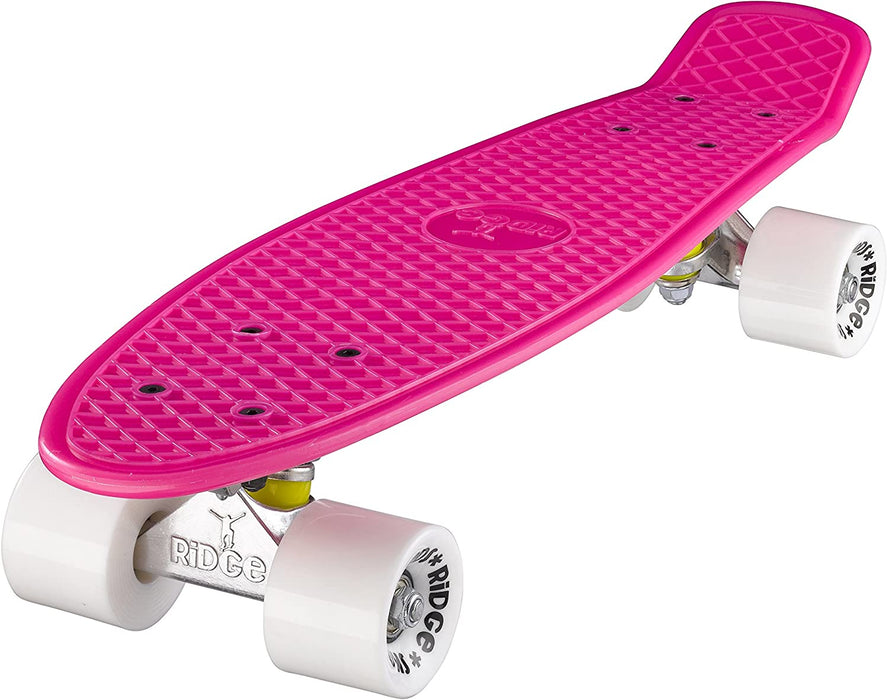 Ridge Retro 22" Board Pink Mini Cruiser Board - UK Manufactured