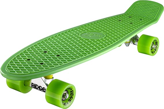 Ridge Skateboards Big Brother Retro Cruiser Skateboard 27" Board Green