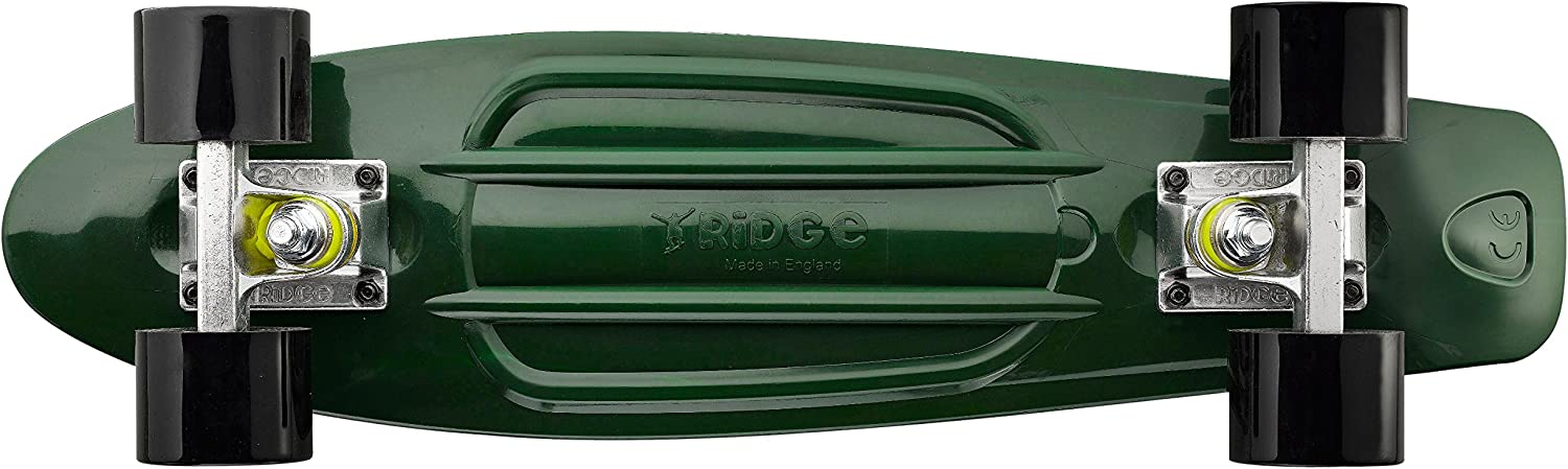 Ridge Skateboards Organics Complete Evergreen Mini Cruiser Skateboard 22" - UK Manufactured