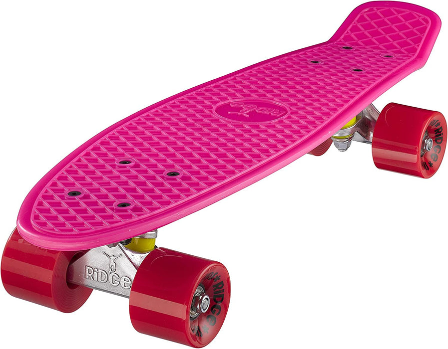 Ridge Retro 22" Board Pink Mini Cruiser Board - UK Manufactured