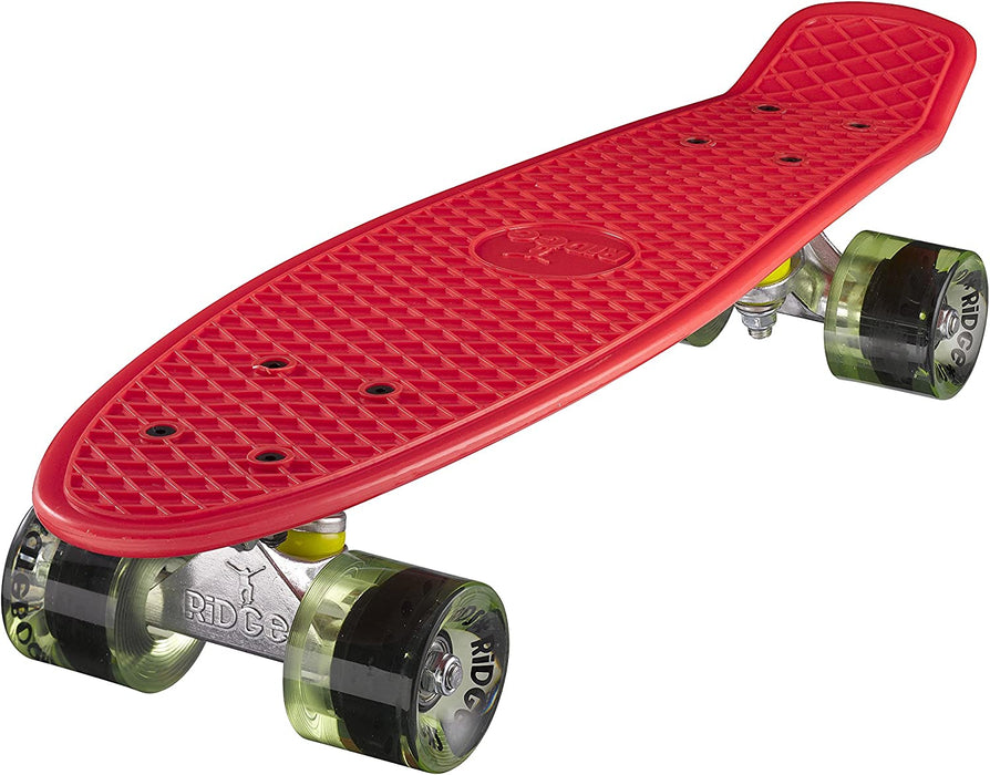 Ridge Retro 22" Board Red Mini Cruiser Board - UK Manufactured