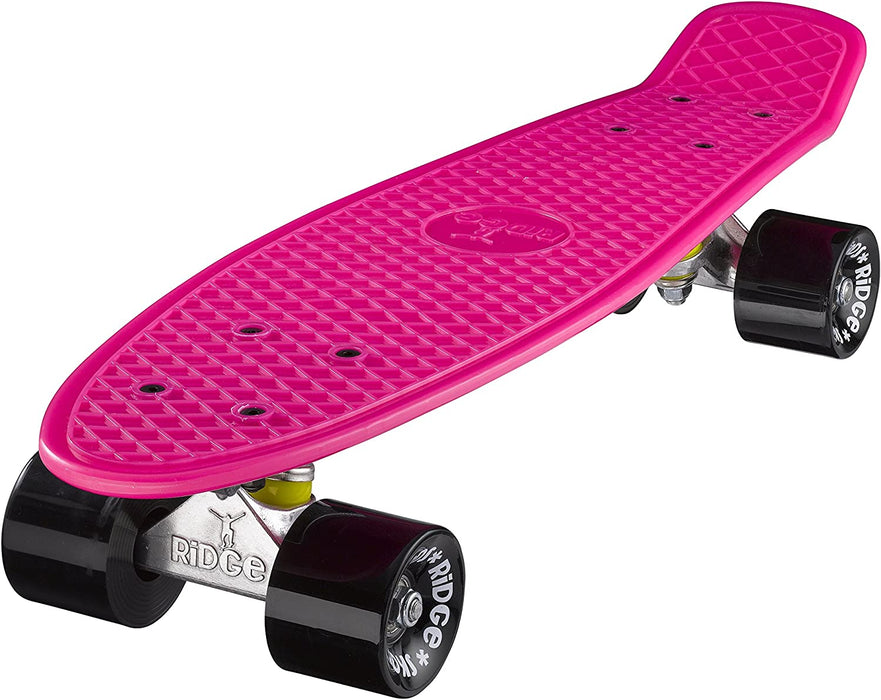 Ridge Retro 22" Board Pink Mini Cruiser Board - UK Manufactured