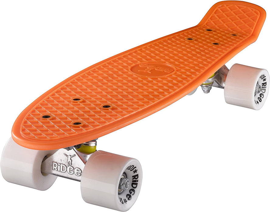 Ridge Retro 22" Orange Mini Cruiser Board - UK Manufactured