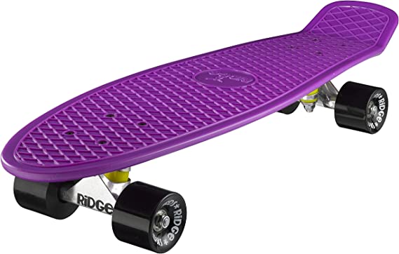 Ridge Skateboards Big Brother Retro Cruiser Skateboard 27" Board Purple