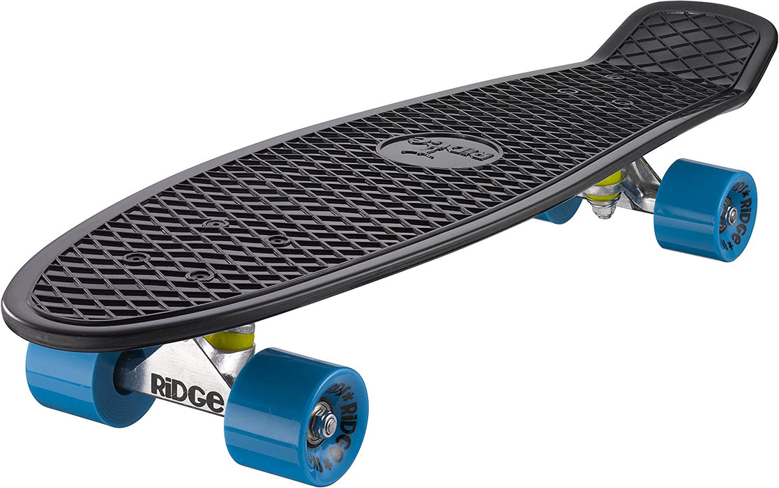 Ridge Skateboards Big Brother Retro Cruiser Skateboard 27" Board Black