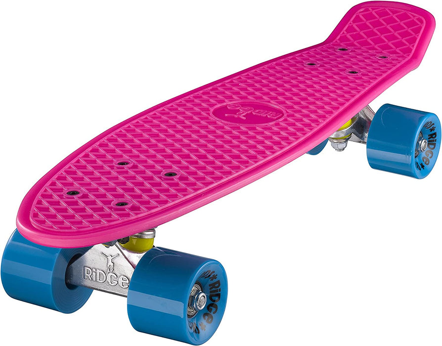 Ridge Retro 22" Board Pink Mini Cruiser Board - UK Manufactured