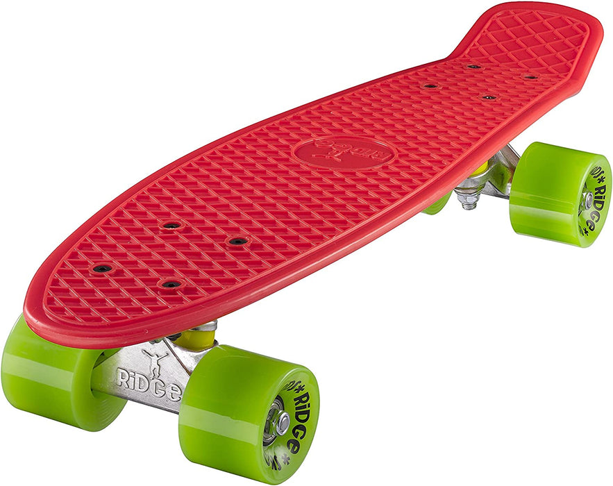 Ridge Retro 22" Board Red Mini Cruiser Board - UK Manufactured