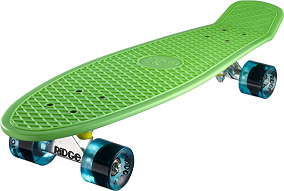 Ridge Skateboards Big Brother Retro Cruiser Skateboard 27" Board Green