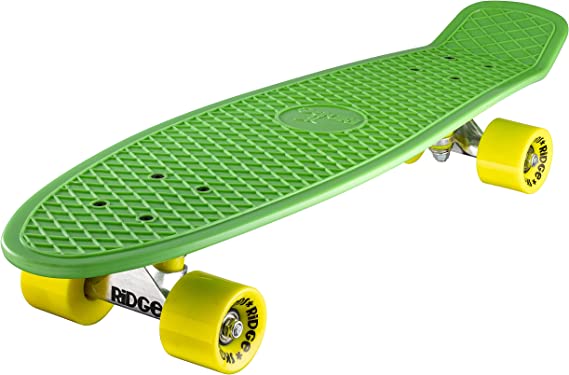 Ridge Skateboards Big Brother Retro Cruiser Skateboard 27" Board Green