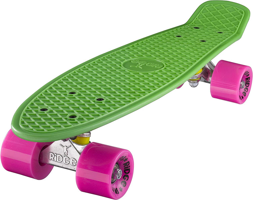 Ridge Retro 22" Green Board Mini Cruiser Board - UK Manufactured