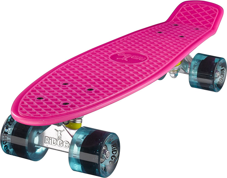 Ridge Retro 22" Board Pink Mini Cruiser Board - UK Manufactured