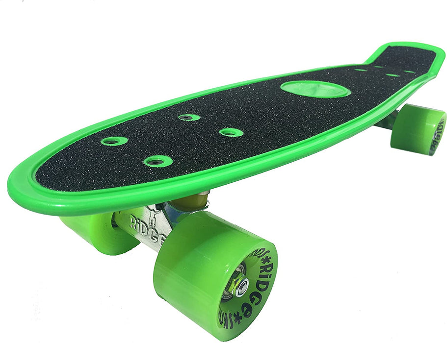 Ridge Skateboards Gripped 22" Gripped Board Green Mini Cruiser