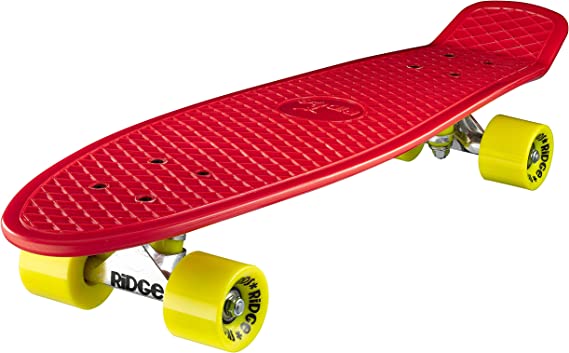 Ridge Skateboards Big Brother Retro Cruiser Skateboard 27" Board Red