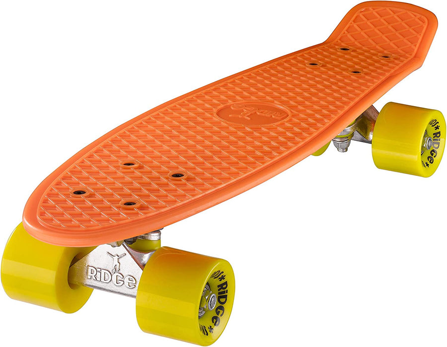 Ridge Retro 22" Orange Mini Cruiser Board - UK Manufactured