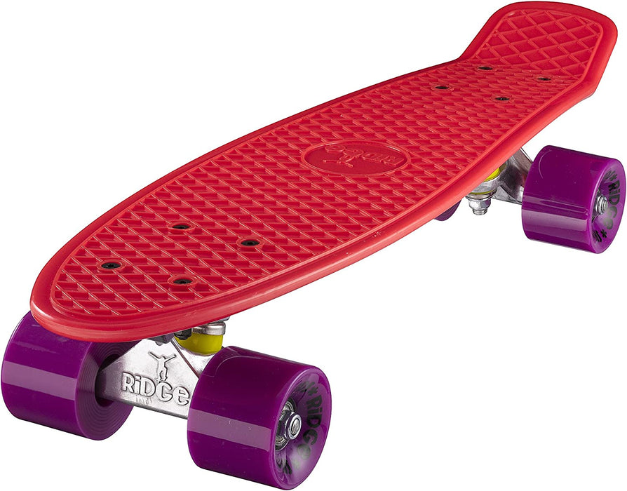 Ridge Retro 22" Board Red Mini Cruiser Board - UK Manufactured