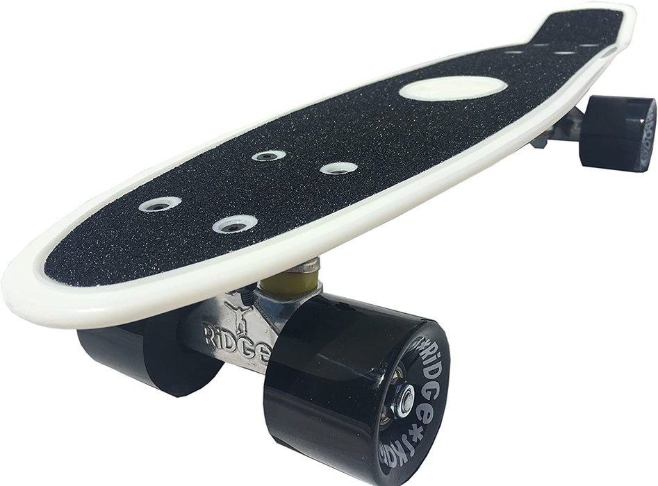 Ridge Skateboards Gripped 22" Gripped Board White Mini Cruiser