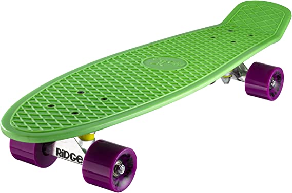 Ridge Skateboards Big Brother Retro Cruiser Skateboard 27" Board Green