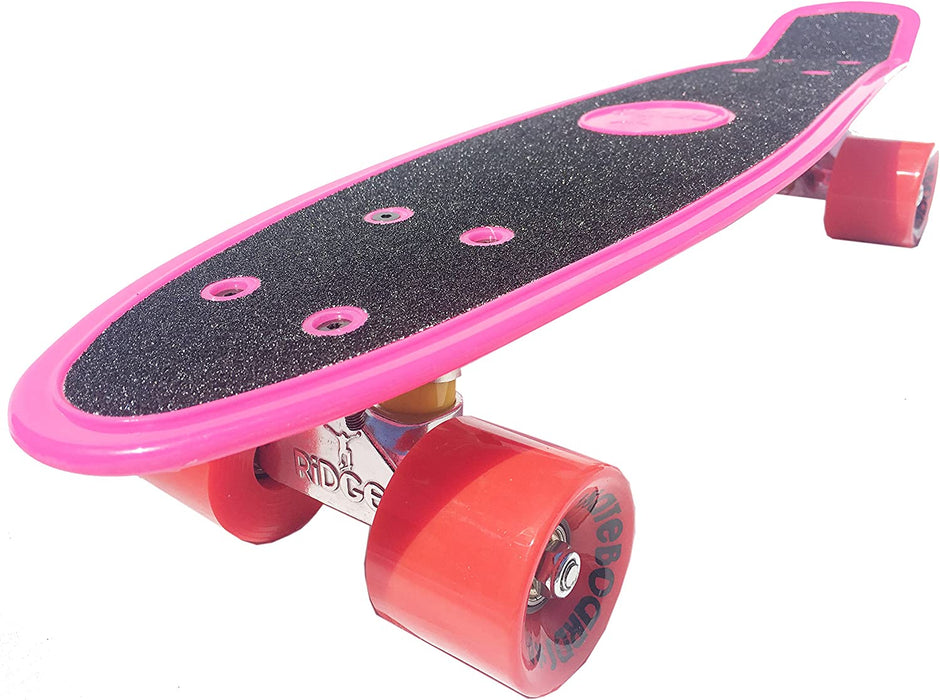 Ridge Skateboards Gripped 22" Gripped Board Pink Mini Cruiser